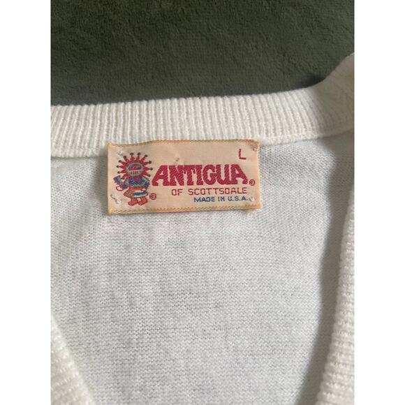 Vintage 90s Antigua of Scottsdale Univ. Of Kentucky Wildcats Sweater vest SZ L - Picture 4 of 7